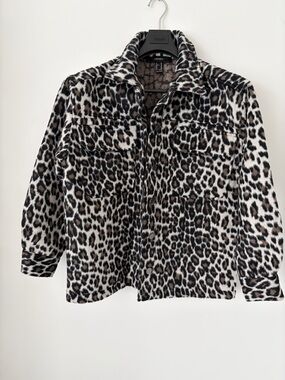 Leopard Print Shacket Jacket